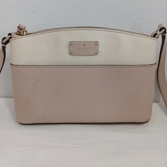 Kate Spade purse crossbody cream/tan - Picture 2 of 13